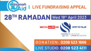 Live TV Fundraising Appeal for Hasanah Aid Ramadan Projects